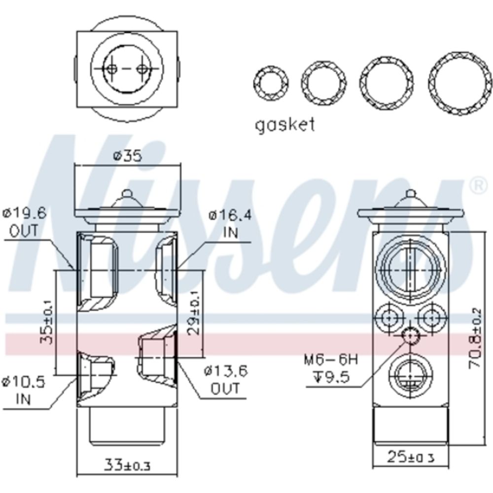 Expansionsventil, klimatanläggning 12-00360