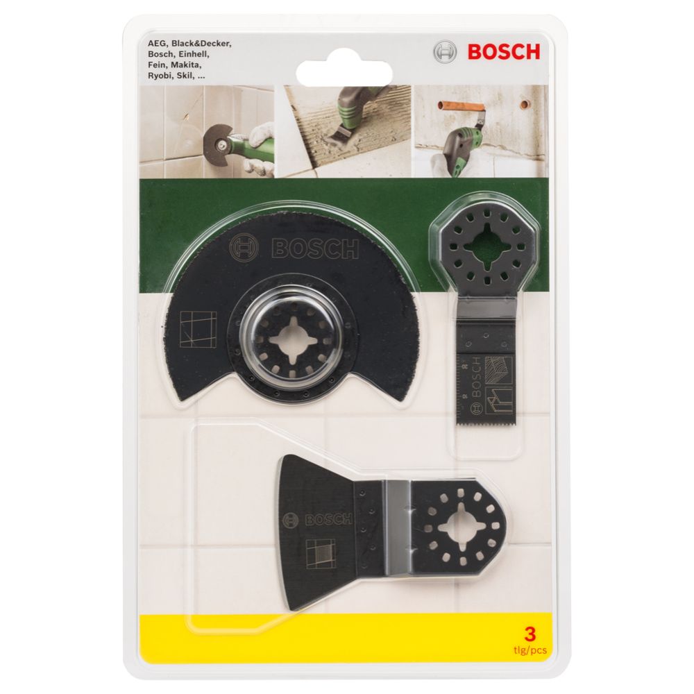 Bosch Starlock Startkit för kakelarbeten med multiverktyg 3 delar