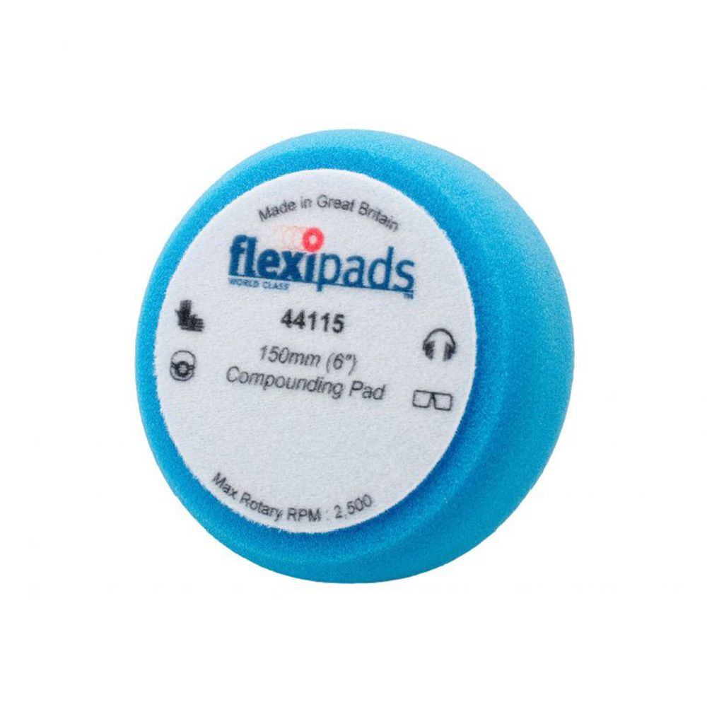 Flexipads poleerimispadi, keskmise kõvadusega, sinine, ø 150 x 50 mm