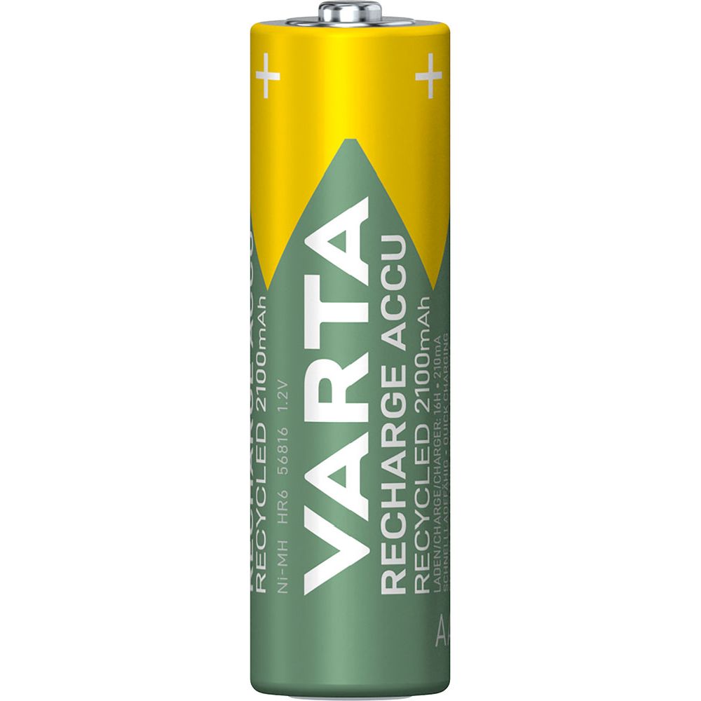 VARTA Recycled Accu AA 2100 mAh batteripaket 4 st.