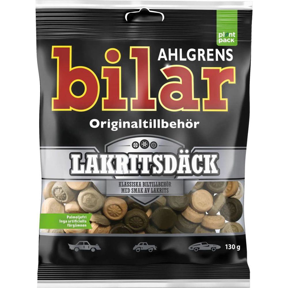 Ahlgrens Bilar Lakritsdäck makeissekoitus 130 g
