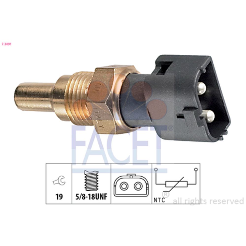 Sensor, kylvätsketemperatur 37-3091