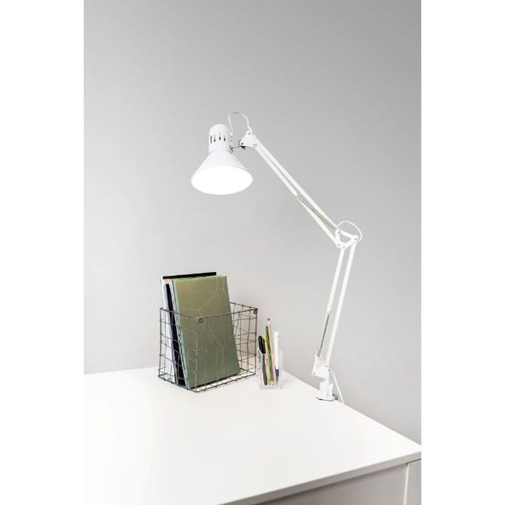 Airam Venla skrivbordslampa E27 vit