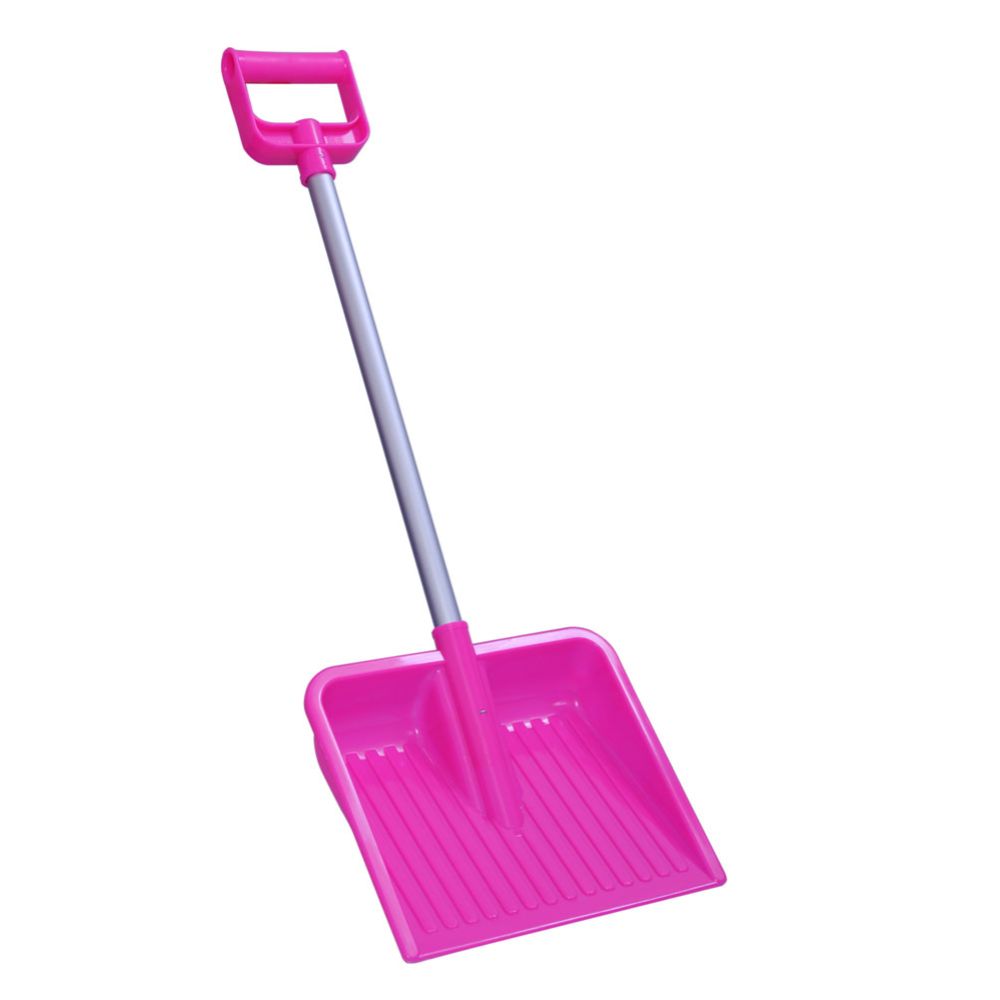 Plasto snöspade med aluminiumskaft för barn 70 cm