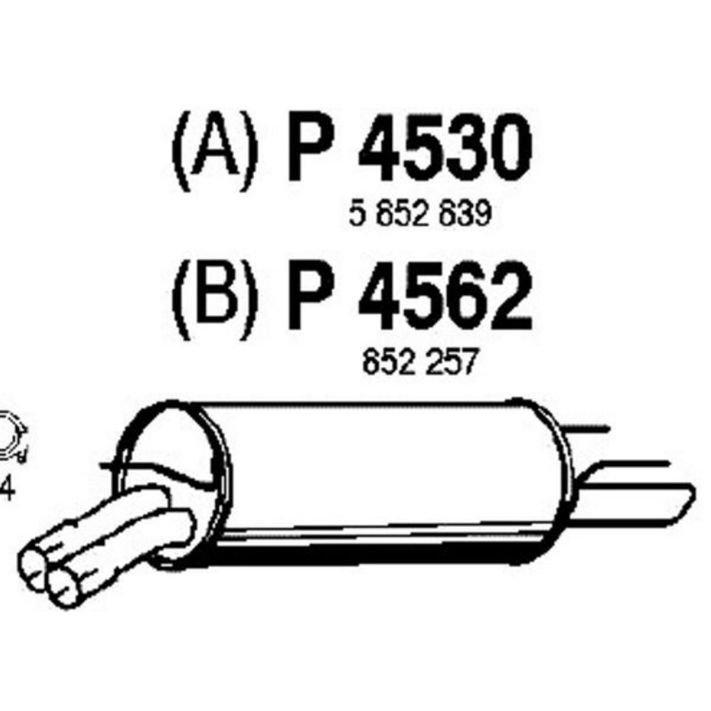 Takaäänenvaimentaja 14-4529