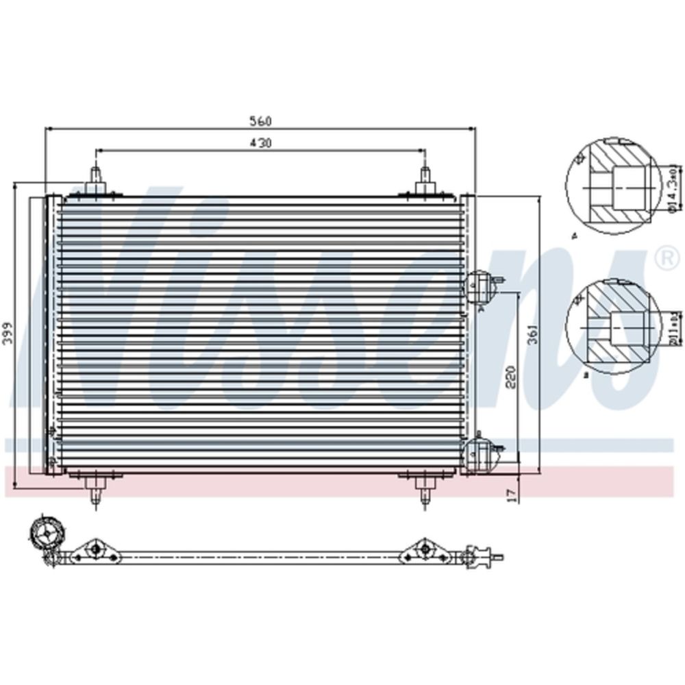 Kliimaseadme kondensaator 30-8357