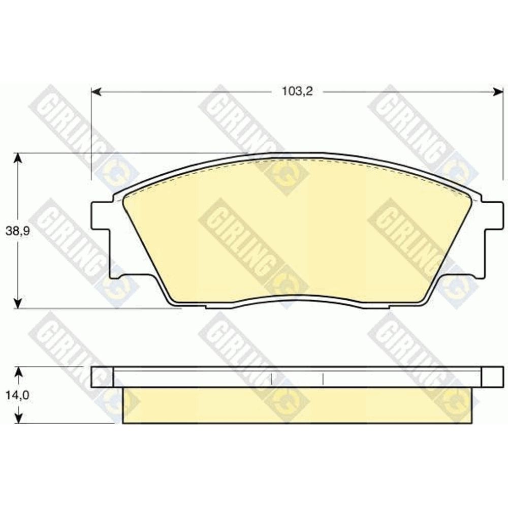 Piduriklotside komplekt 97-23019