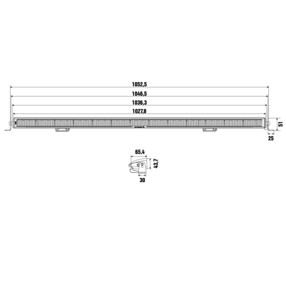 Optibeam Pure 1025 LED-blixtljus Ref. 30