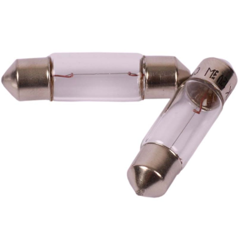 SV7 spollampa, festong 28 mm 12V 3W 2 st.