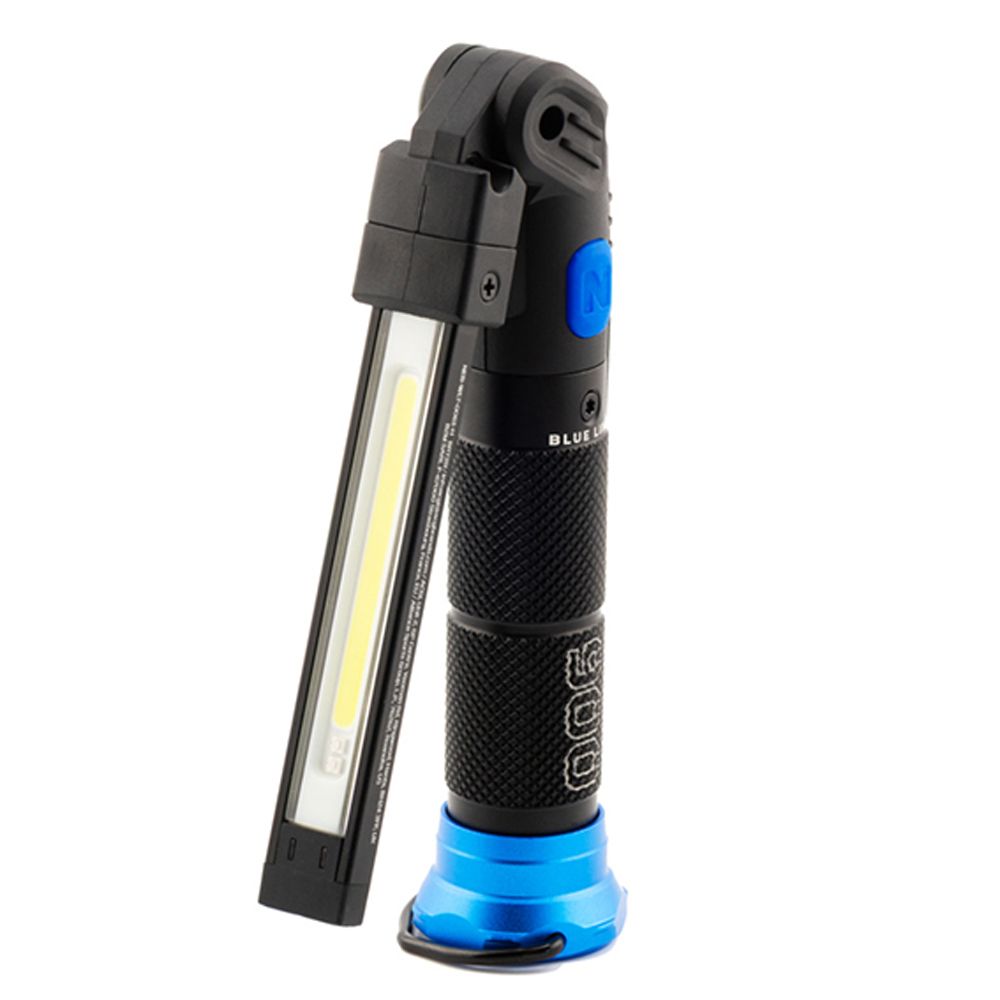 Nebo Blueline 900 Flip Light LED-työvalaisin UV-valolla ladattava 900 lm