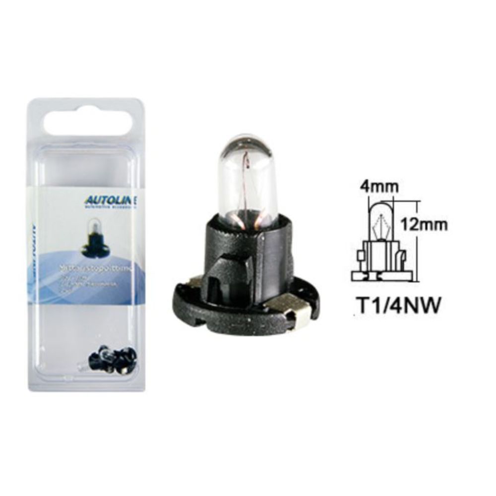 T-1/4NW-polttimopari 12V/1,2W