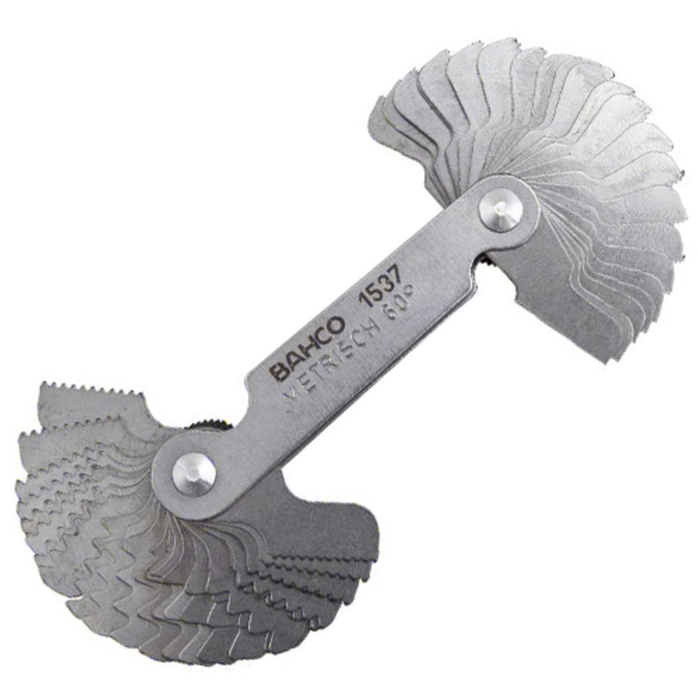 Bahco 1537 mm/Whitworth keermekamm 0,25 - 6,0 & 4 - 62
