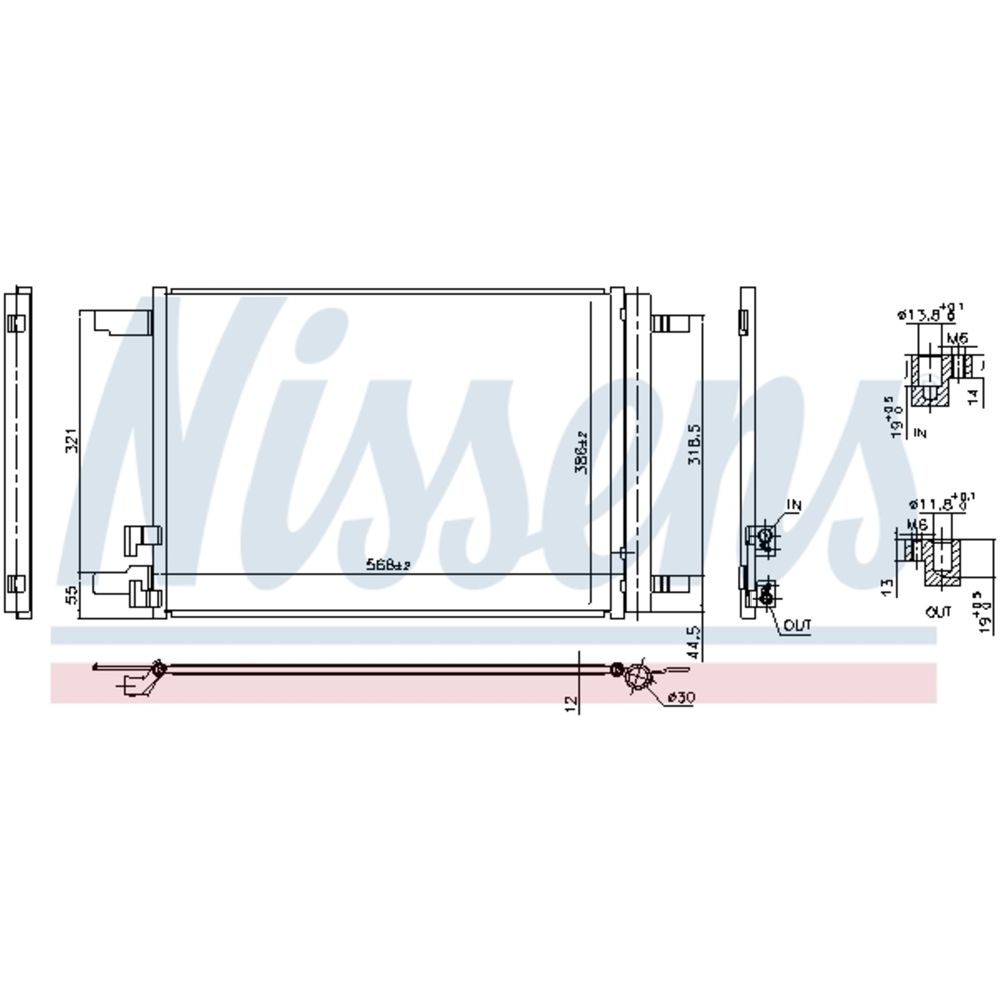 Kliimaseadme kondensaator 30-04047