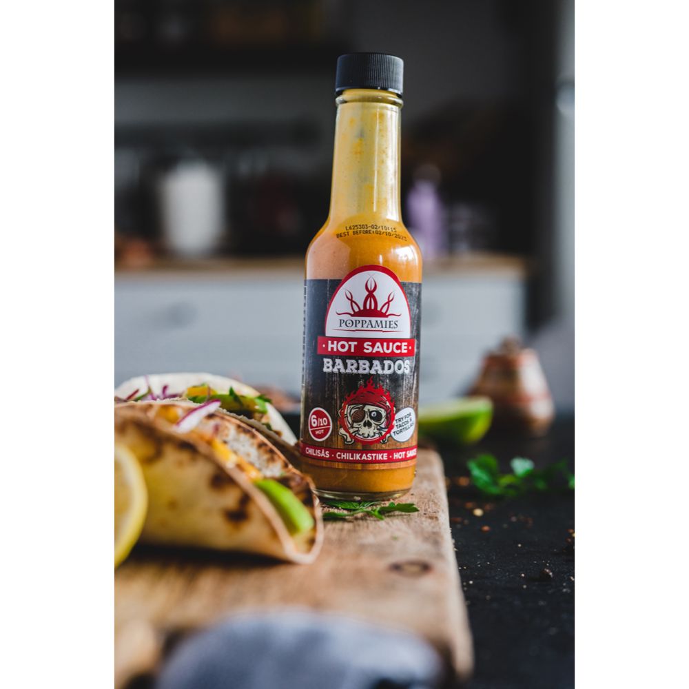 Poppamies Hot Sauce Barbados chilisås 150 ml