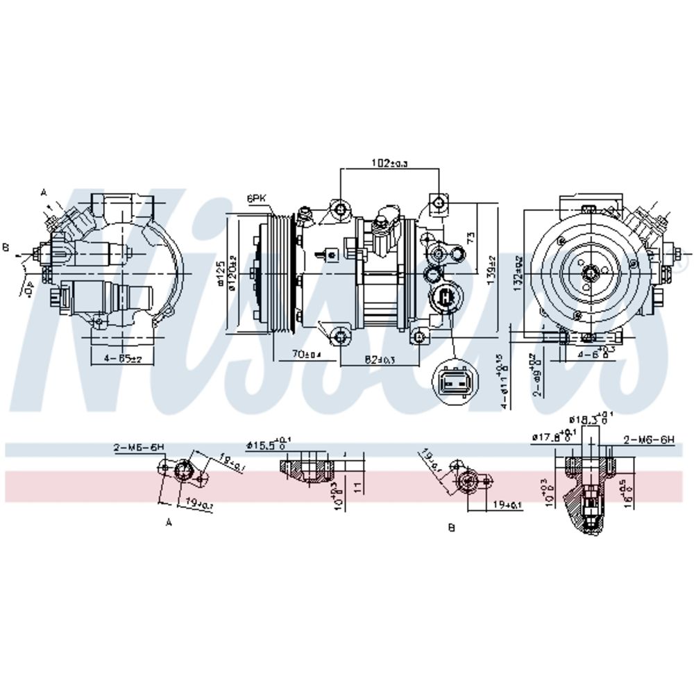 Ilmastointilaitteen kompressori 30-05084