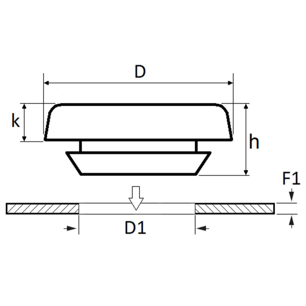 Suojatulppa 10 mm 35 kpl