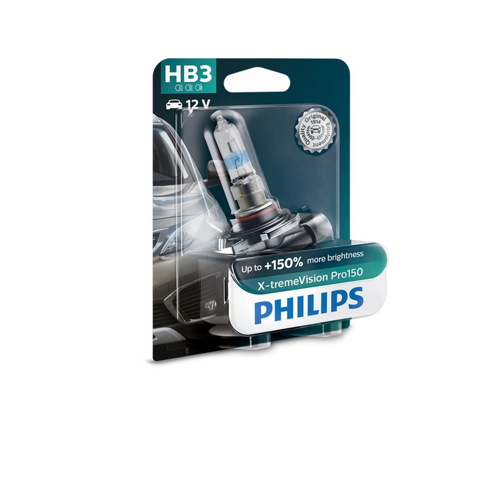 Philips XTremeVision HB3-polttimo +150%