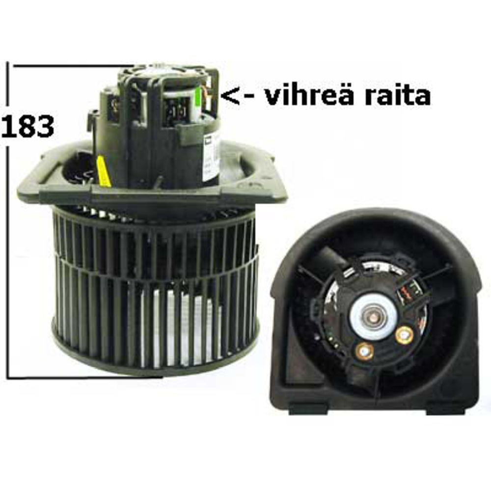 Elektrisk motor, kupéfläkt 13-1948