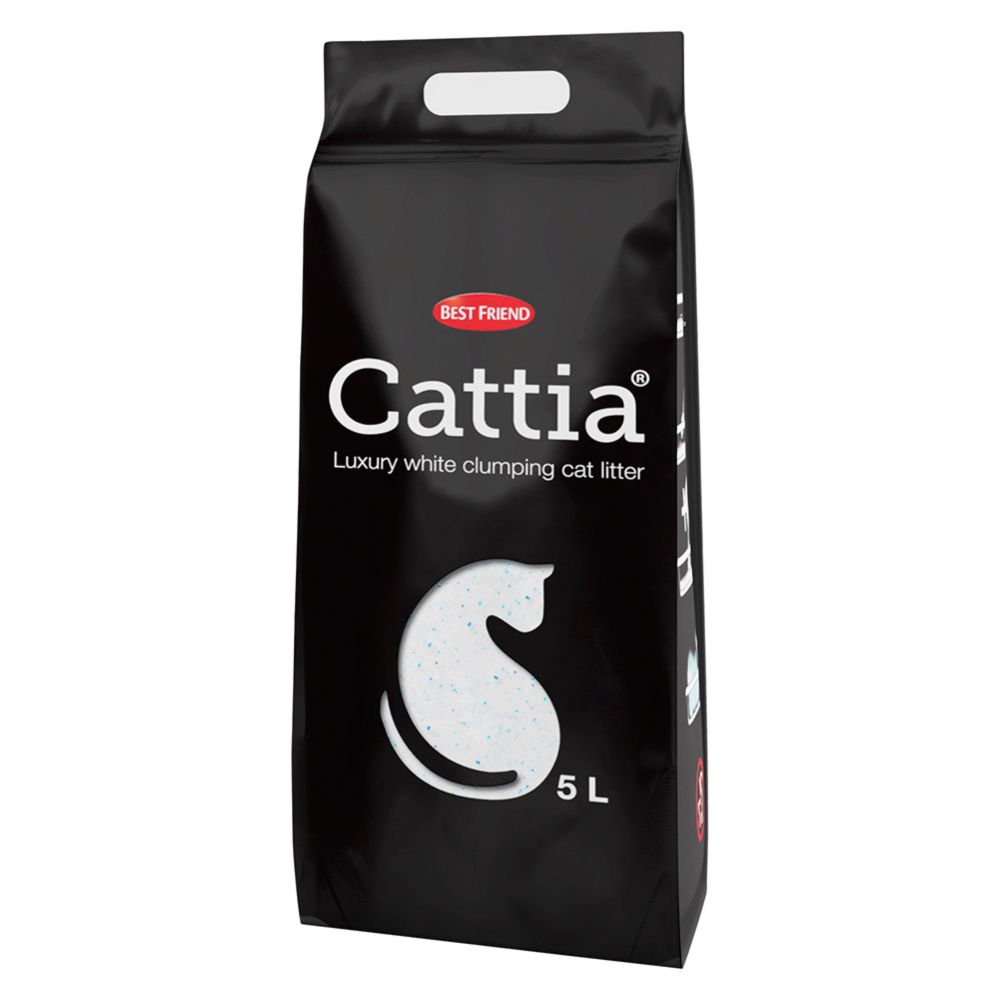 Best Friend Cattia klumpbildande vit kattsand 5 l