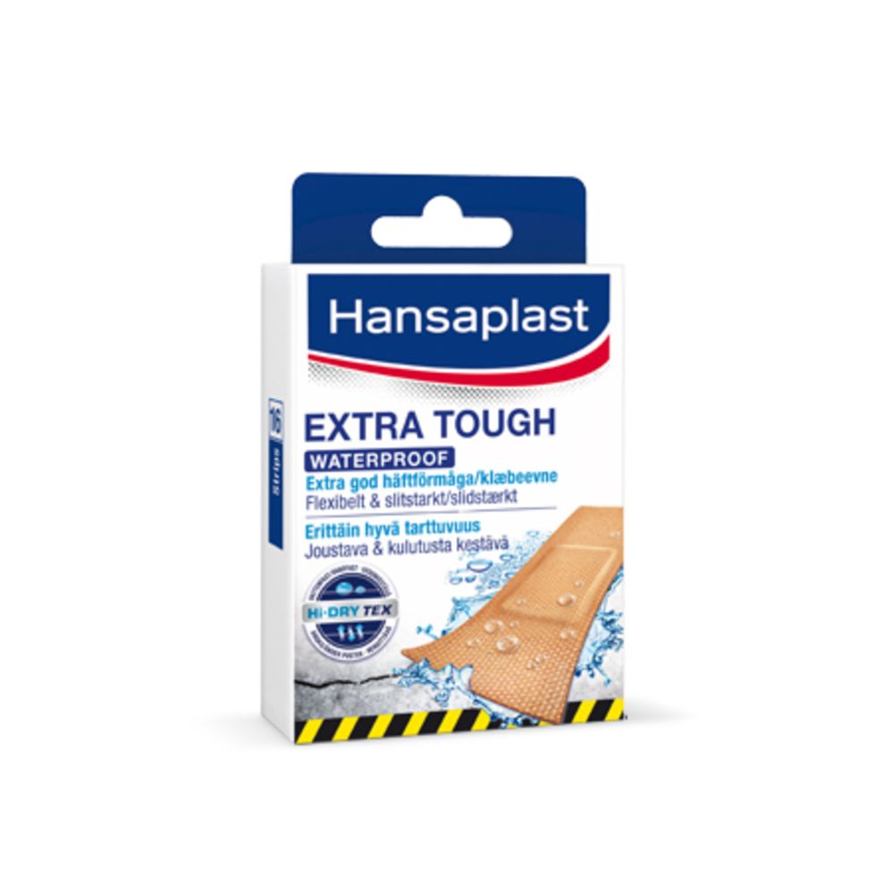 Hansaplast Extra Tough laastari 16 kpl