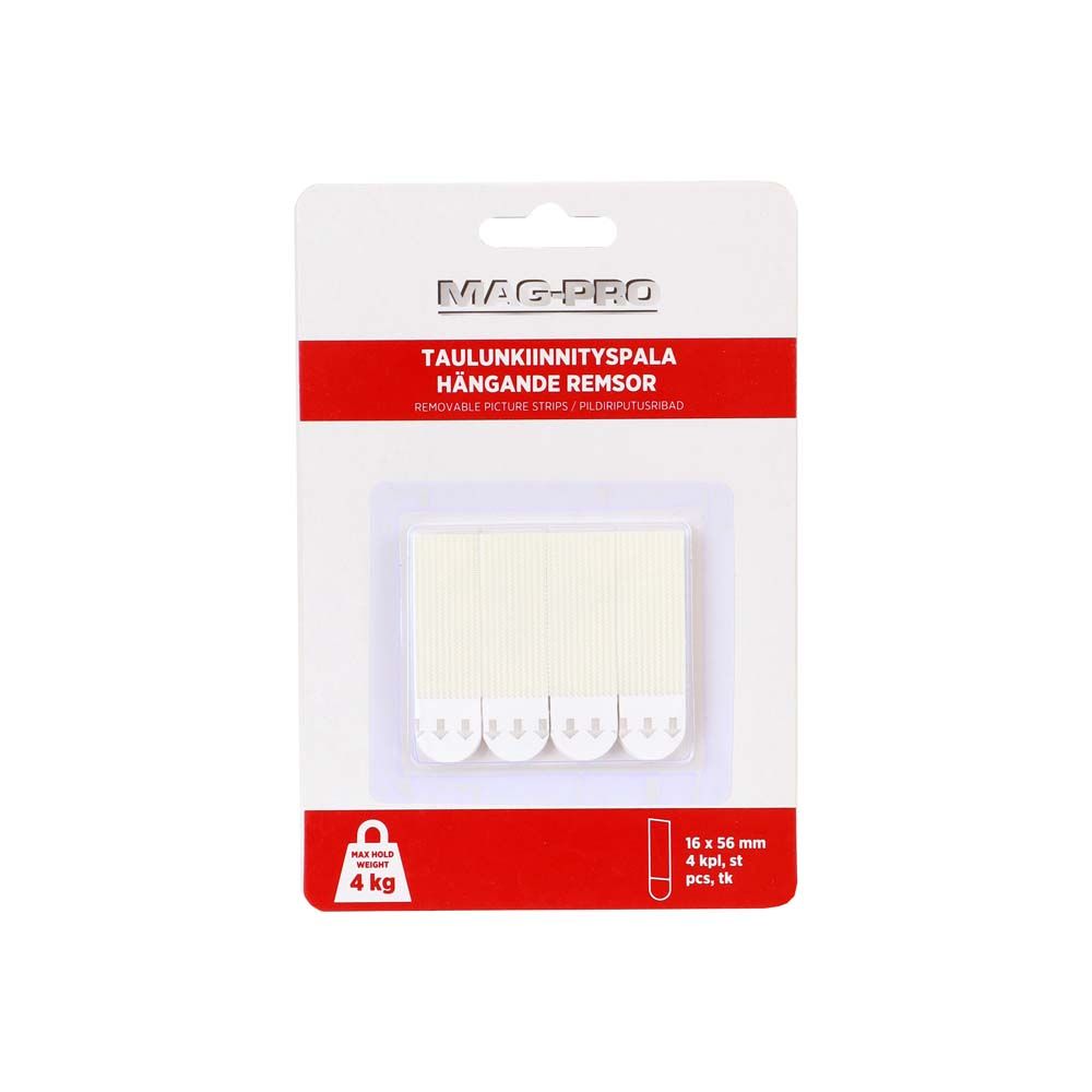 MagPro pildikinnitusalused 16x56 mm 4 tk valge
