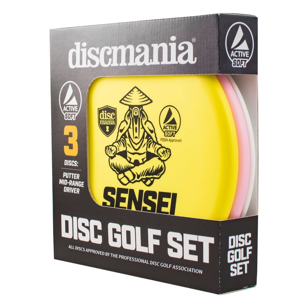Discmania Active Soft frisbeegolfkiekkosetti