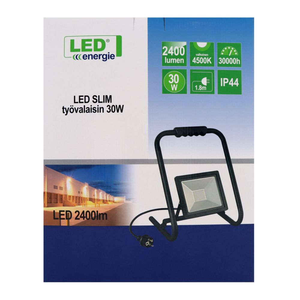 Led Energie Slim LED-valonheitin 30W H-jalustalla