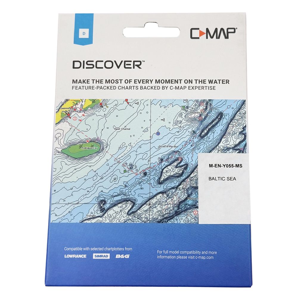 C-MAP Discover Y055 Östersjön, Finlands och Sveriges insjövatten