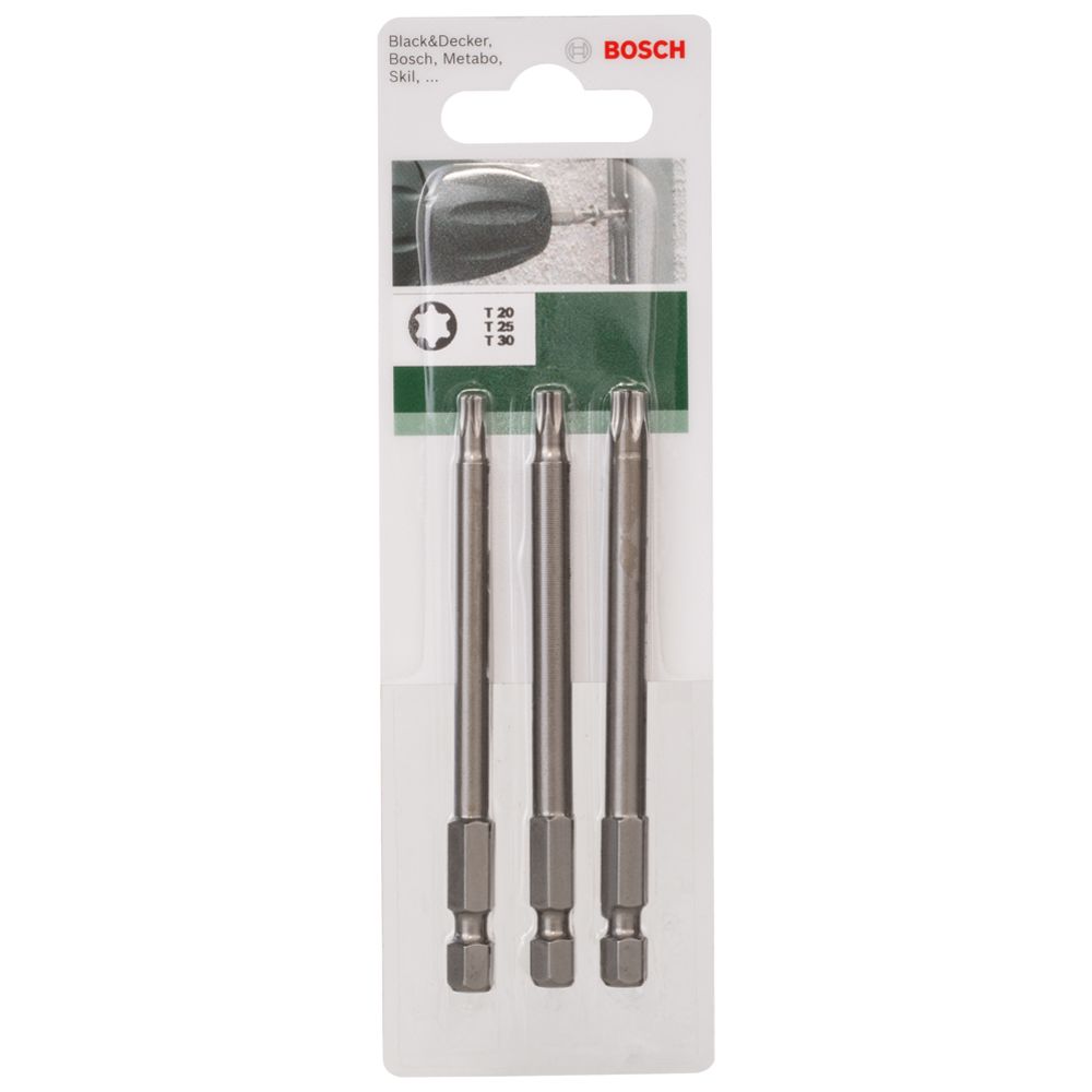 Bosch ruuvauskärkisarja T20/25/30 89 mm 3 osaa