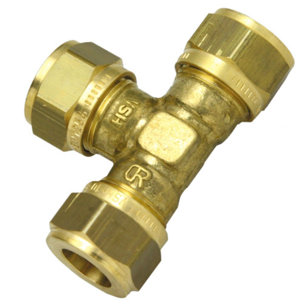 Puserrusliitin T-haara 15 mm