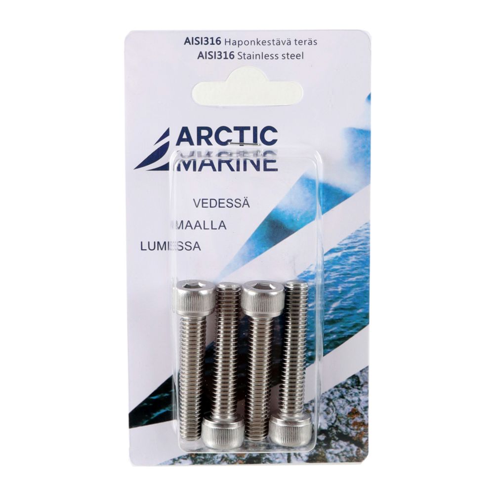 Arctic Marine kuusiokoloruuvi DIN912 M6x1,0 25 mm 10 kpl