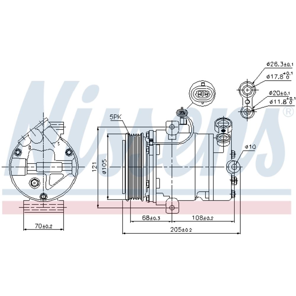 Ilmastointilaitteen kompressori 30-8127