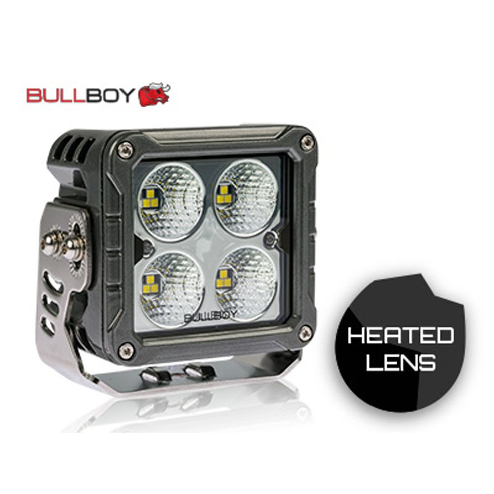 Bullboy soendatava klaasiga LED-töötuli, ristkülik, 5400 lm, 50 W, 10—30 V