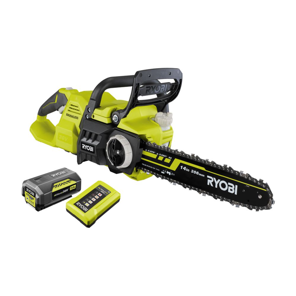 Ryobi MAX POWER akkuketjusaha RY36CSX35A-150 (5,0 Ah)