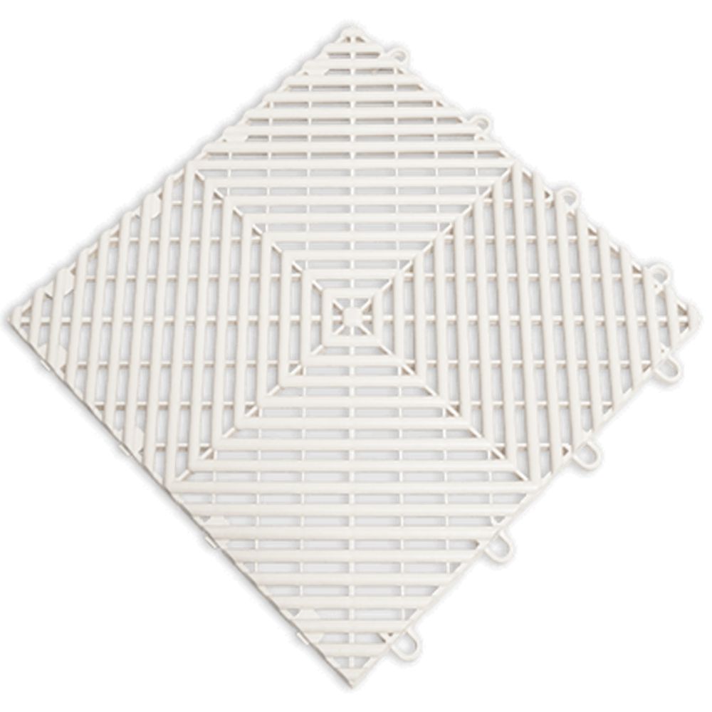 Racedeck Freeflow Tile vit 4 st.