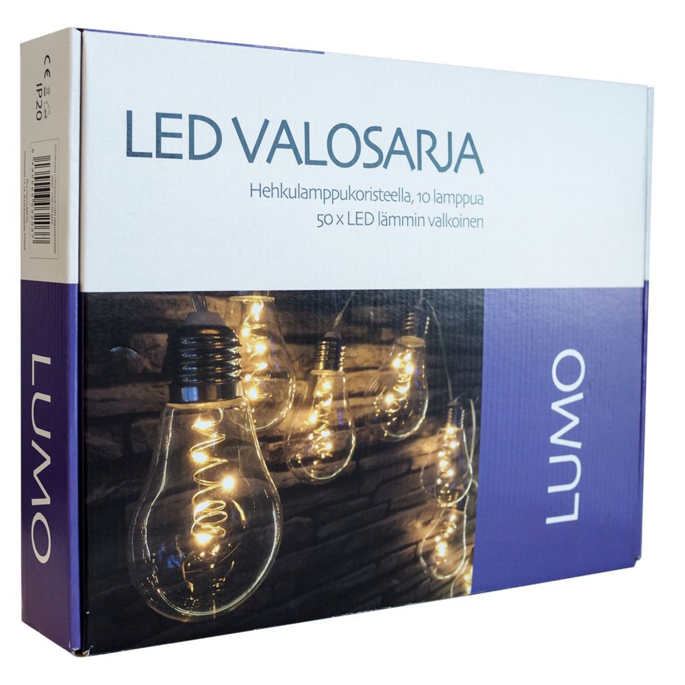 Lumo LED-ljusslinga 10 lampor 2700 K 5 m IP20