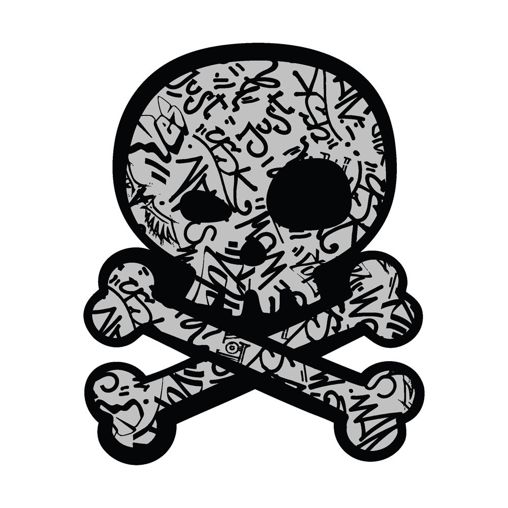Kleebis Pimp Ur Ride Skull Graffiti