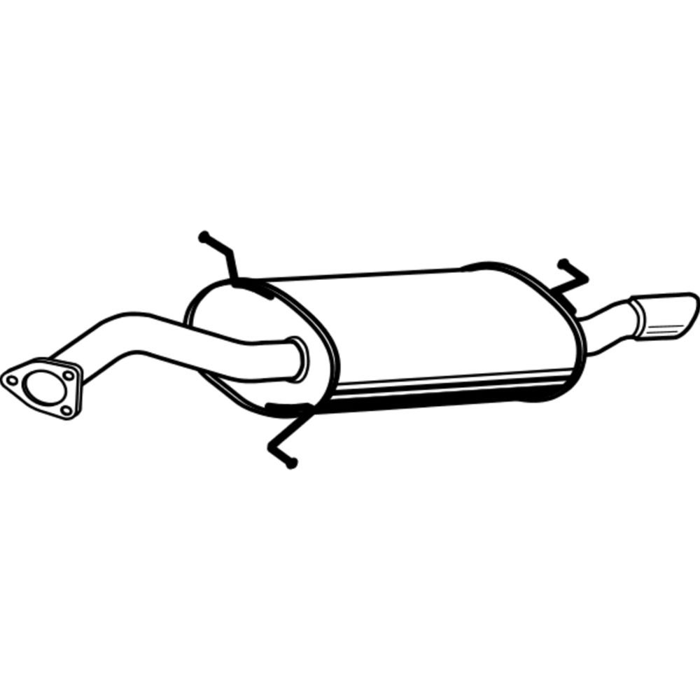 Takaäänenvaimentaja 14-7838