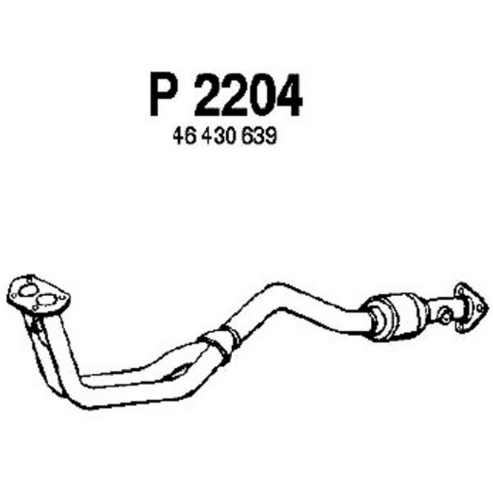 Avgasrör 14-2286