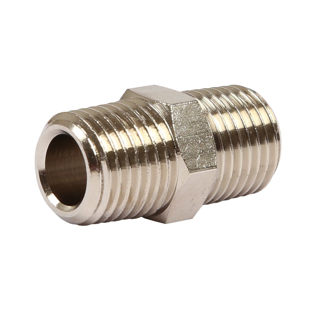 MTX Tools nippel, yttergänga 1/4" - 1/4" 2 st