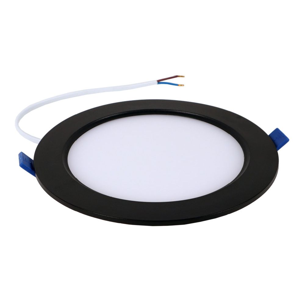 Led Energie paneelvalgusti, süvistatav, 12 W, 900 lm, 3CCT, must, ø 170 mm