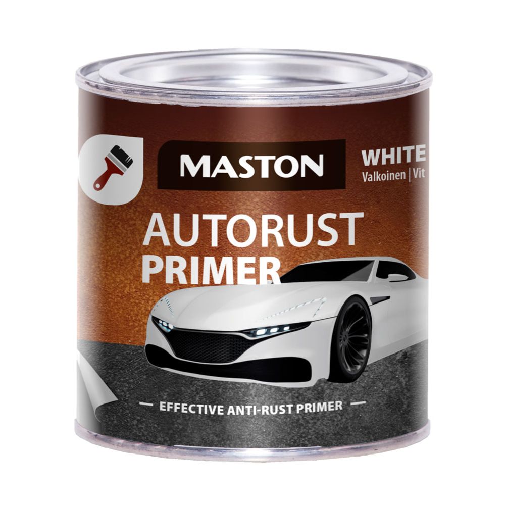 Maston AutoRust Primer Ruostesuojapohjamaali valkoinen 250 ml