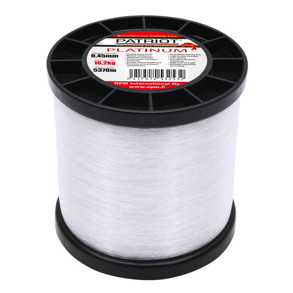 Patriot Platinum monofilamentlina 0,45 mm 16,20 kg 5370 m
