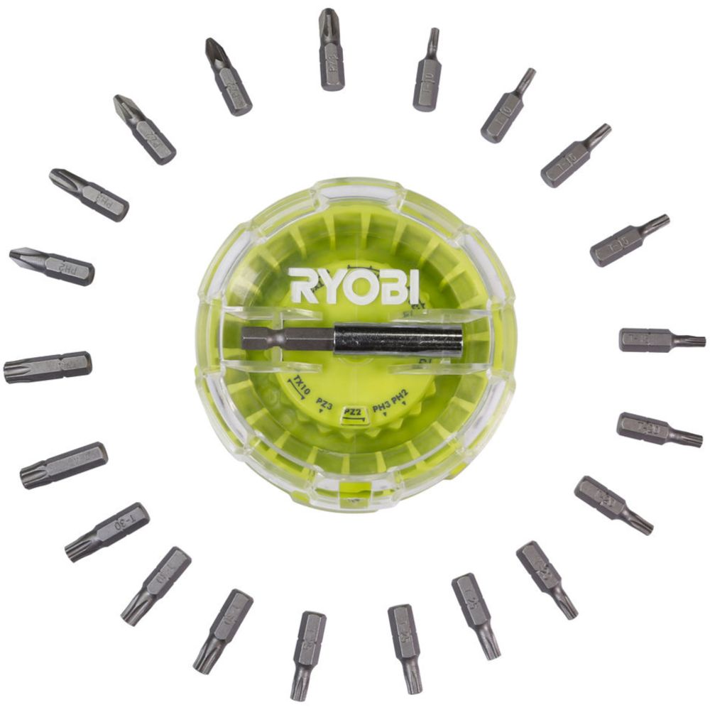Ryobi 22-osaline kruviotsikute komplekt, RAK22SDHOKT