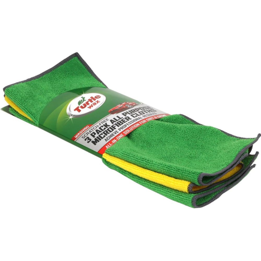 Turtle Wax Mikrokiudlapid Clean&Shine Microfibres 3pcs 40 x 40cm