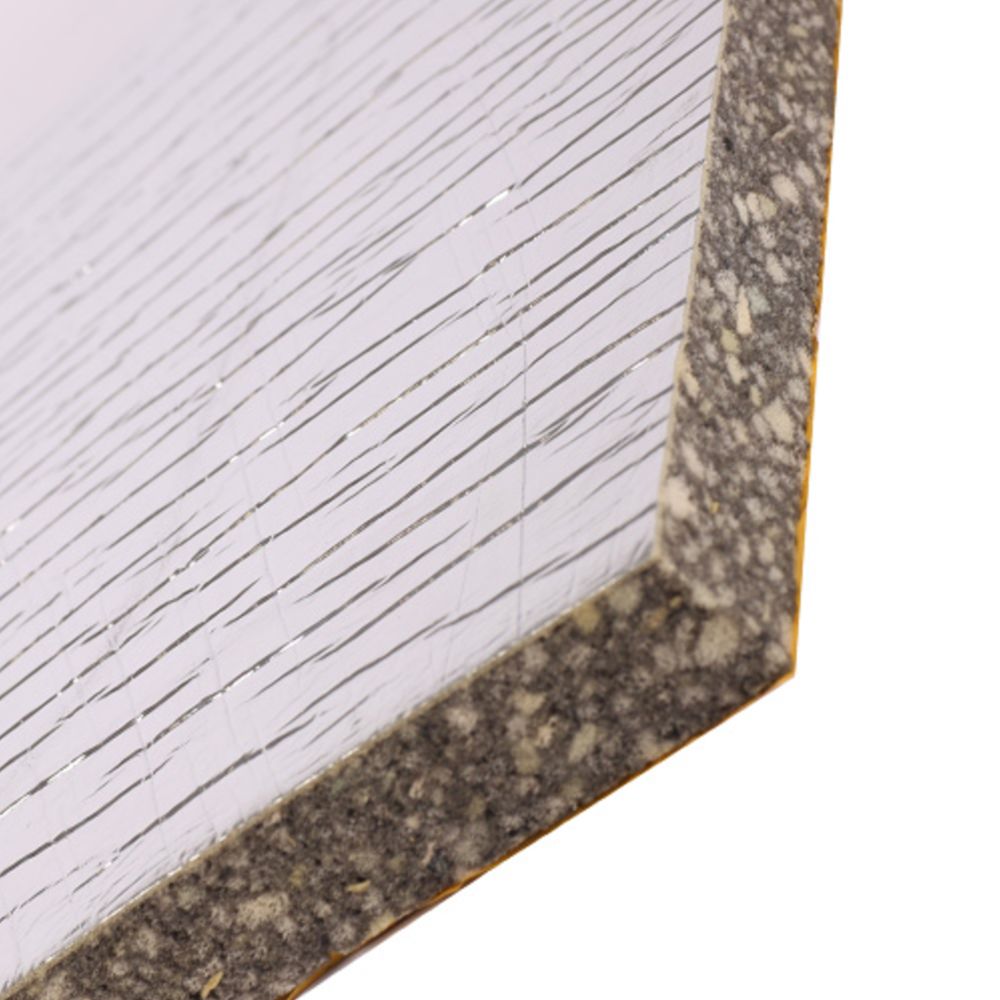 Meluton FR-T110 grovpressad ljudisolering med folieyta 3 x 50 x 100 cm