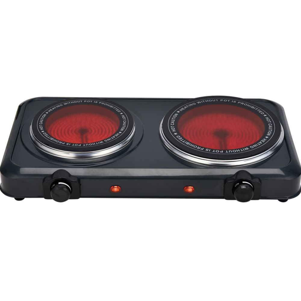 Prego keramisk kokplatta dubbel 1500 W + 1000 W