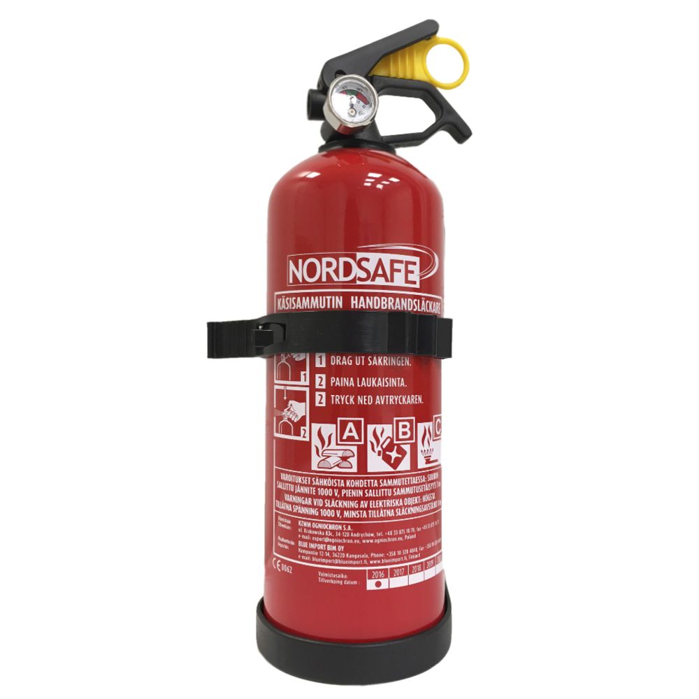 Nordsafe jauhesammutin 1 kg 8A/34B/C