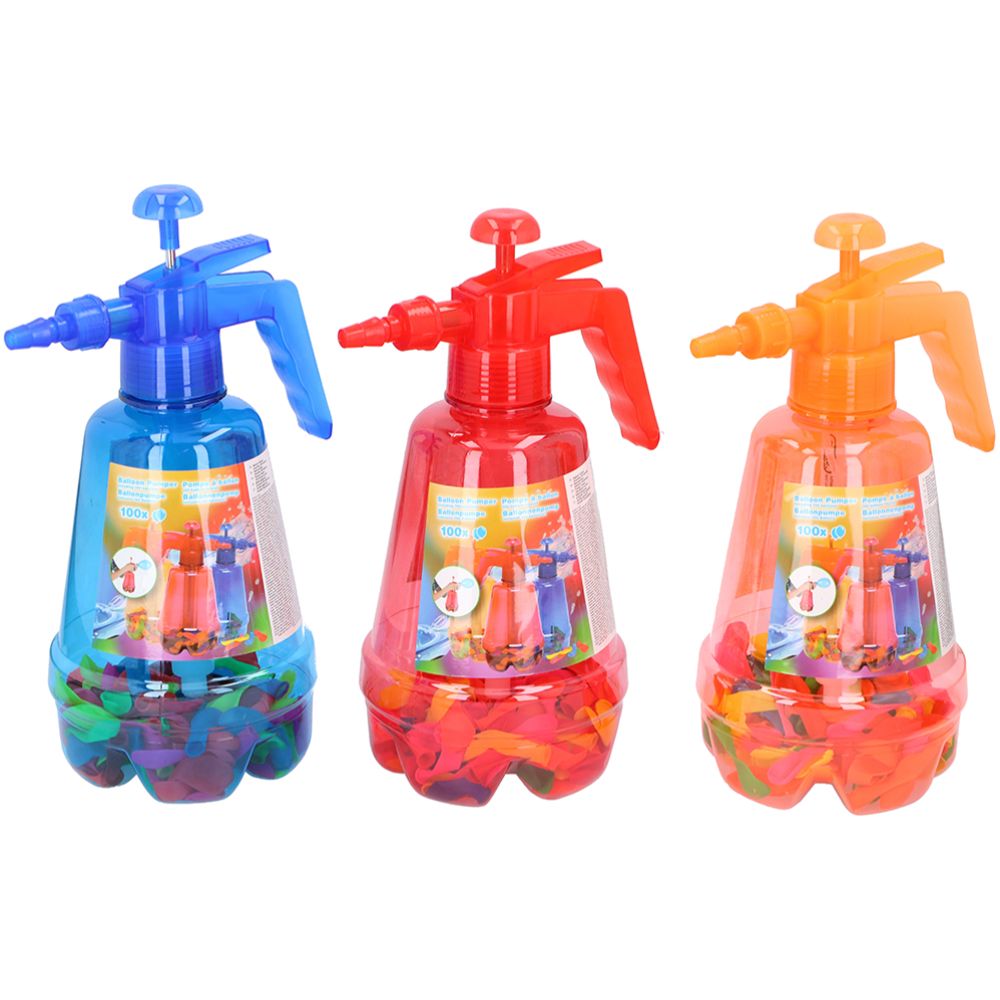 Vattenballongpump + 100 st. ballonger