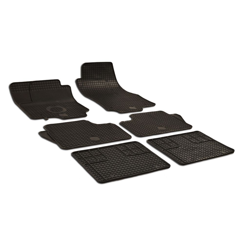 Kummimattide komplekt, Opel Zafira B, 2005-2010, must